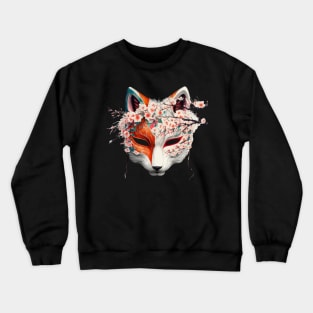 Kitsune Sakura Japanese Crewneck Sweatshirt